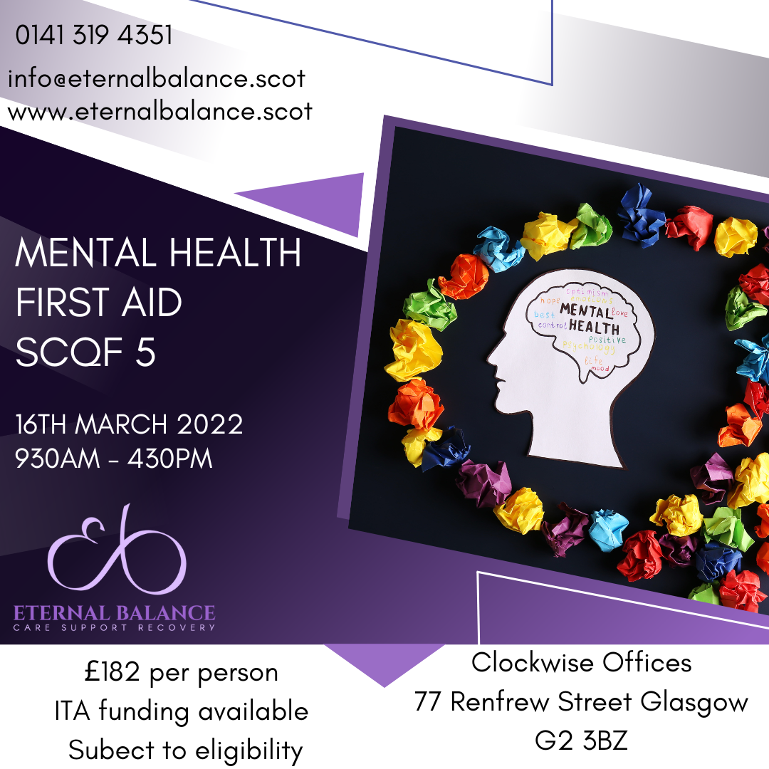Level 2 (SCQF 5)Mental Health First Aid 