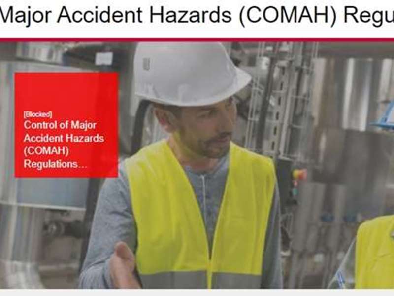 Control of Major Accident Hazards (COMAH) Regulations 2015