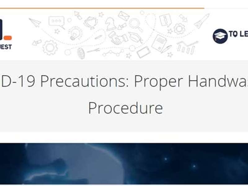 COVID-19 Precautions: Proper Handwashing Procedure
