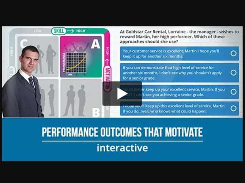 Performance Outcomes That Motivate