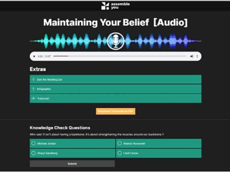 Maintaining Your Belief
