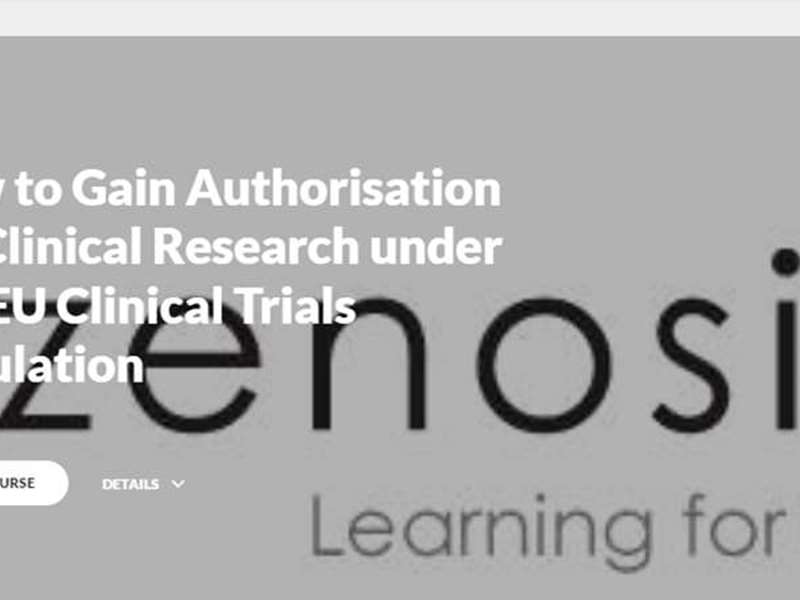 How to Gain Authorisation for Clinical Research under the EU Clinical Trials Regulation (CT11)