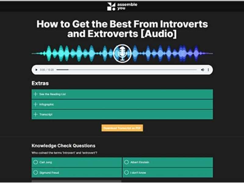 How to Get the Best From Introverts and Extroverts