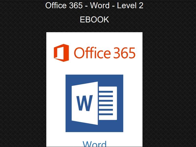 Office 365 - Word 2019 - Level 2