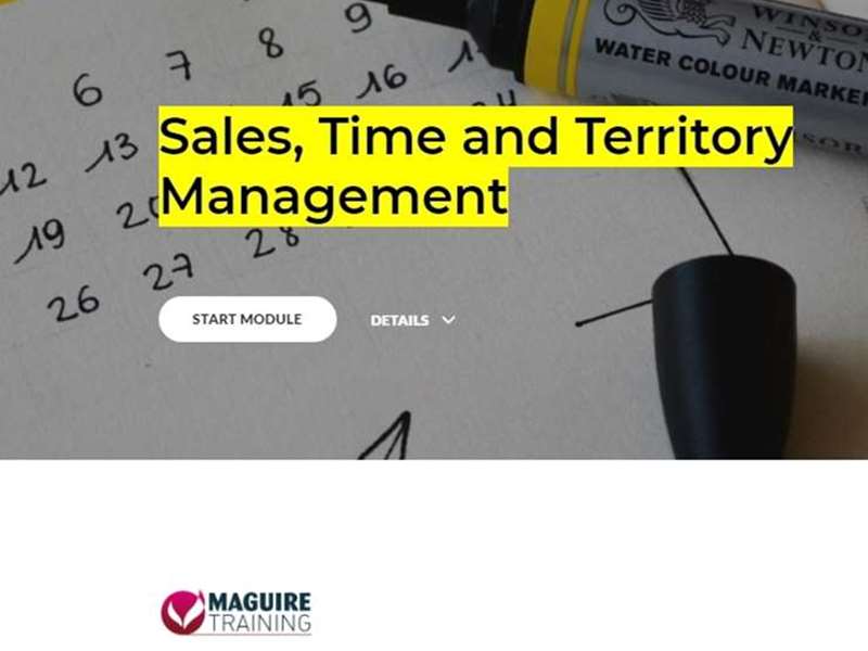 Sales, Time and Territory Management