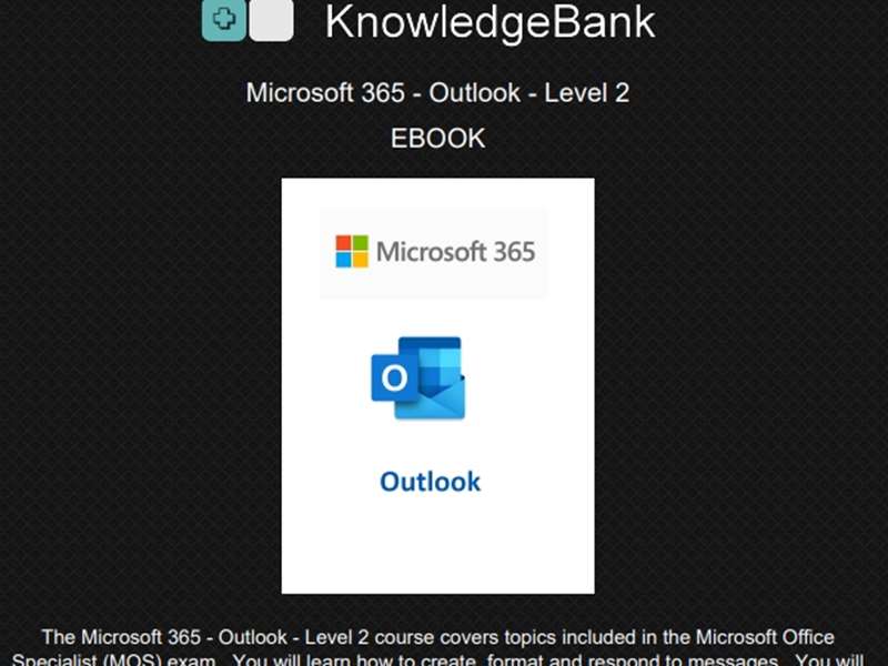 Microsoft 365 - Outlook - Level 2