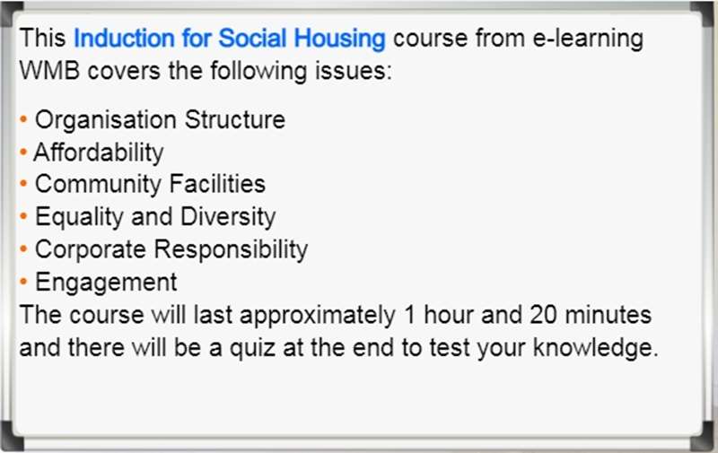 Induction for Social Housing