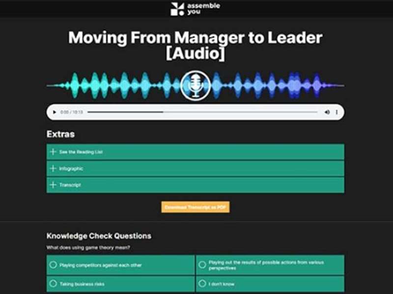 Moving From Manager to Leader