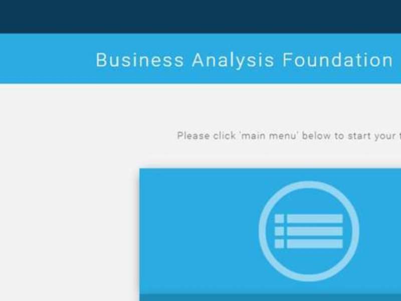 Business Analysis Foundation - 4th Edition (eLearning course)
