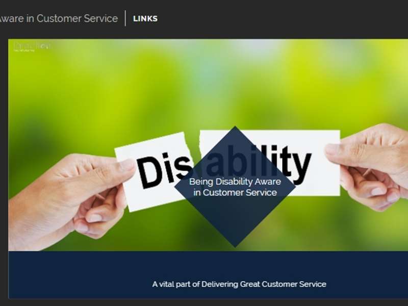 Being Disability Aware in Customer Service (hospitality)