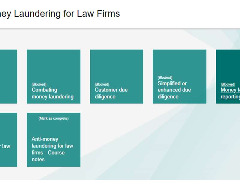 Anti-Money Laundering for Law Firms