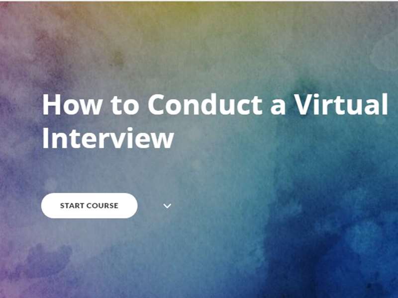 How to Conduct a Virtual Interview