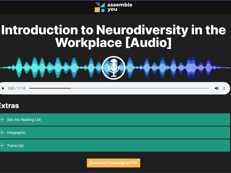 Introduction to Neurodiversity in the Workplace