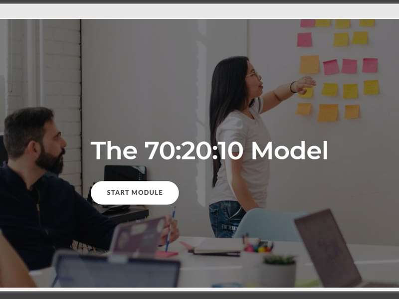 The 70:20:10 Model