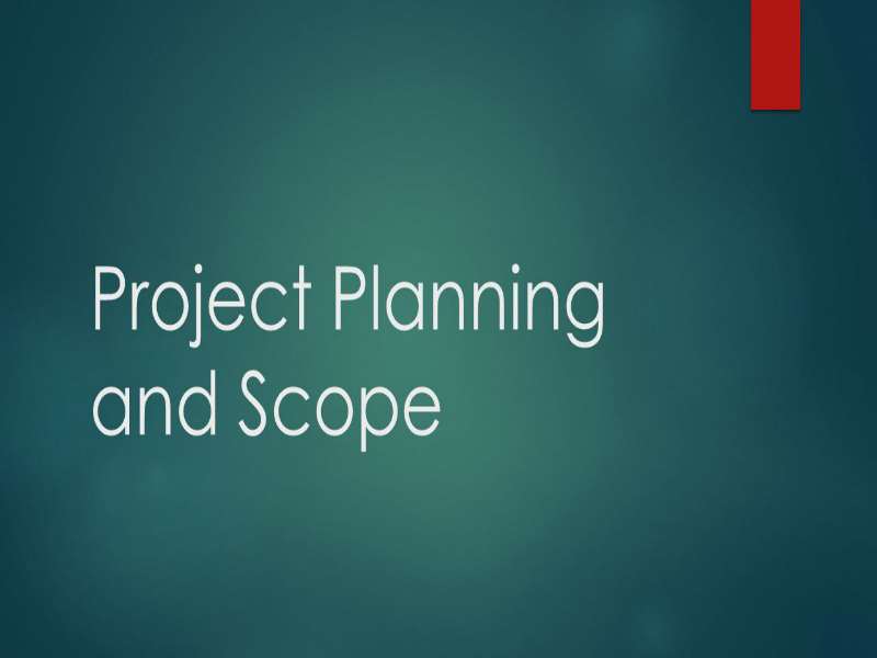 Project Planning and Control Foundation (Certification)