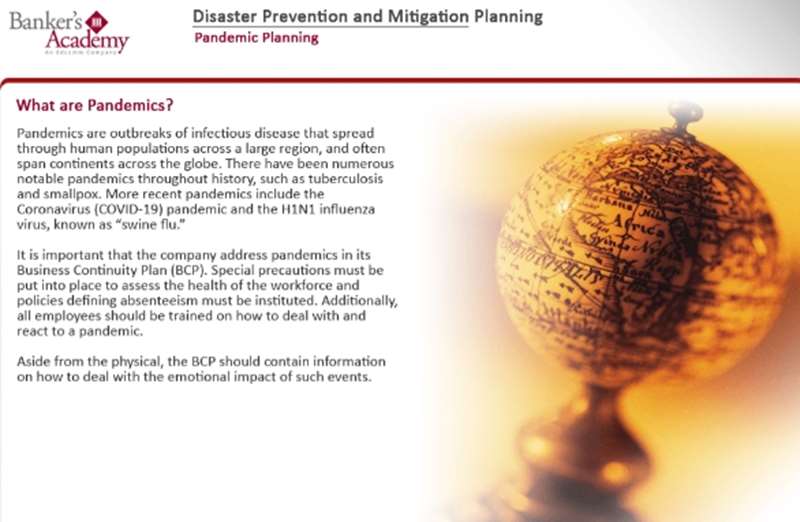 Disaster Prevention and Mitigation Planning