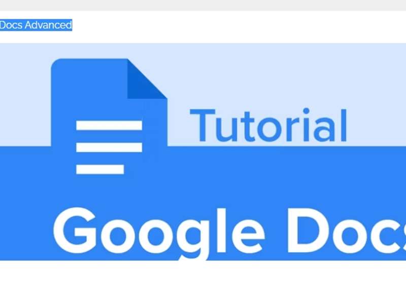 Google Docs Advanced