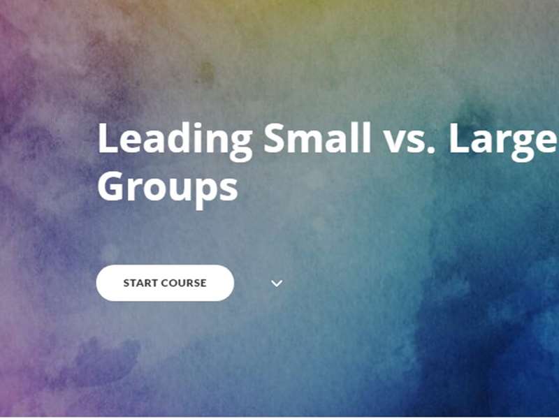 Leading Small vs. Large Groups