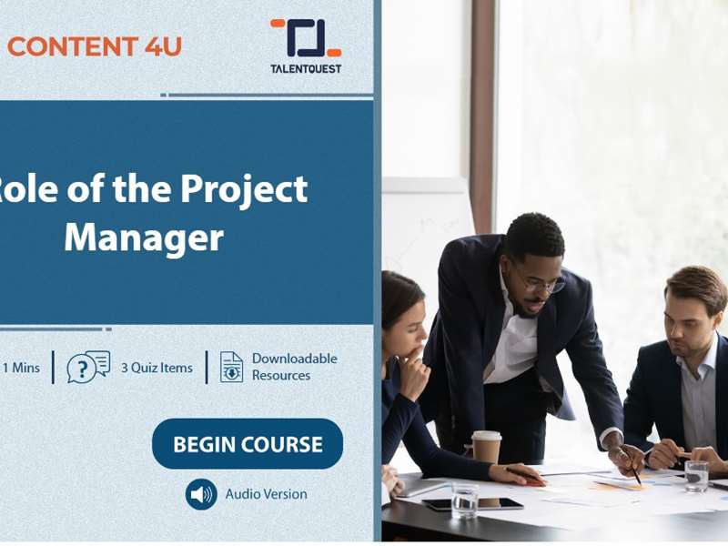 Role of the Project Manager