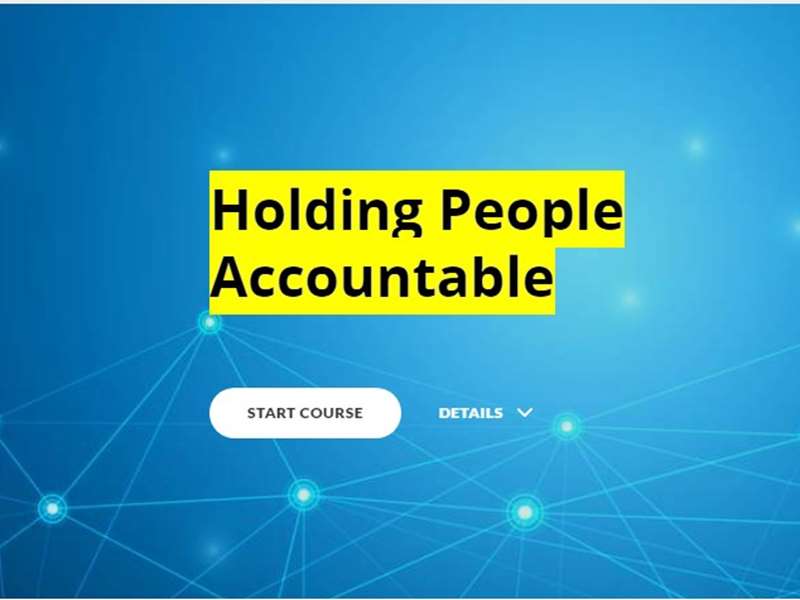 Holding People Accountable