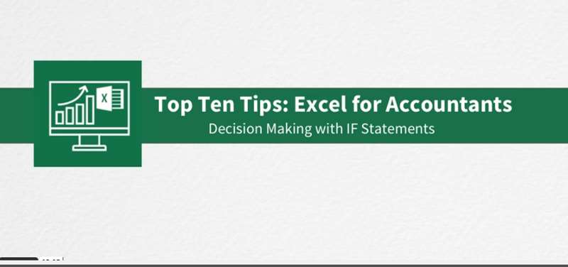 Top Ten Tips: Excel for Accountants (Intermediate)