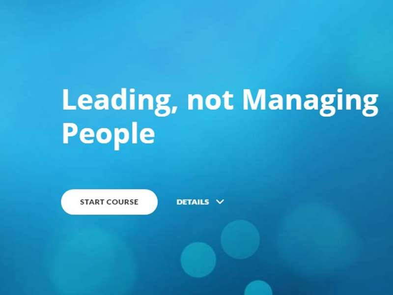 Leading, not Managing People