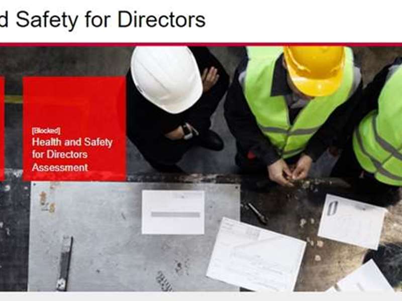 Health and Safety for Directors