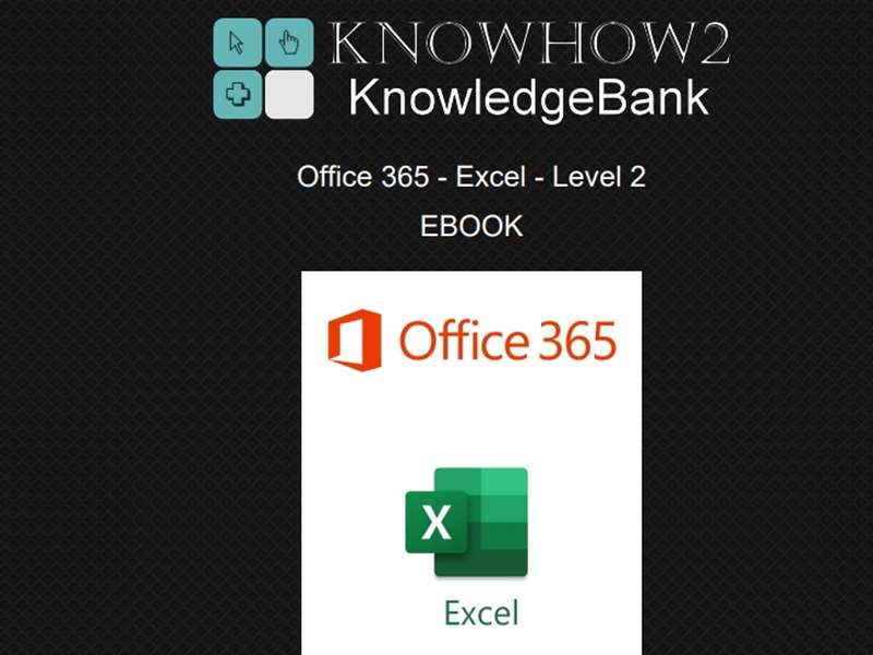 Office 365 - Excel 2019 - Level 2