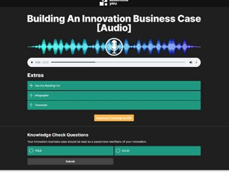 Building An Innovation Business Case