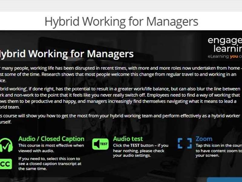 Hybrid Working for Managers