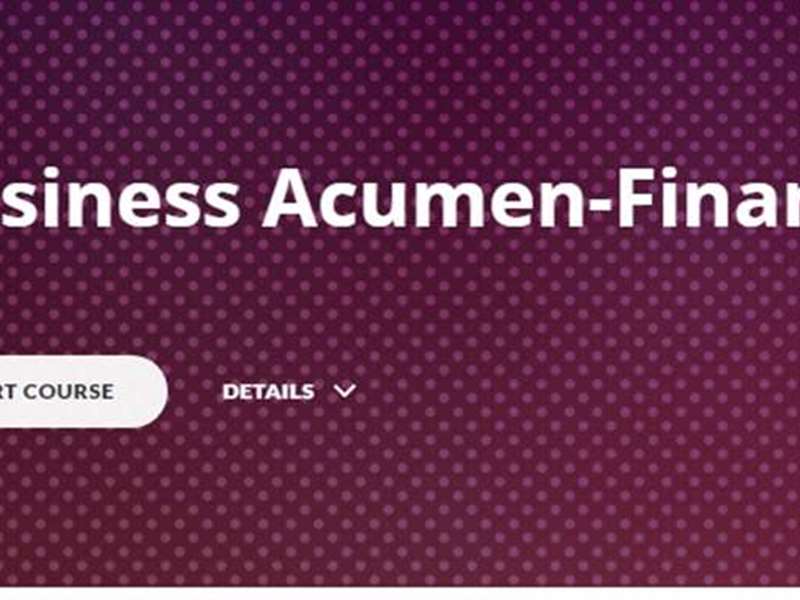 Business Acumen-Finance