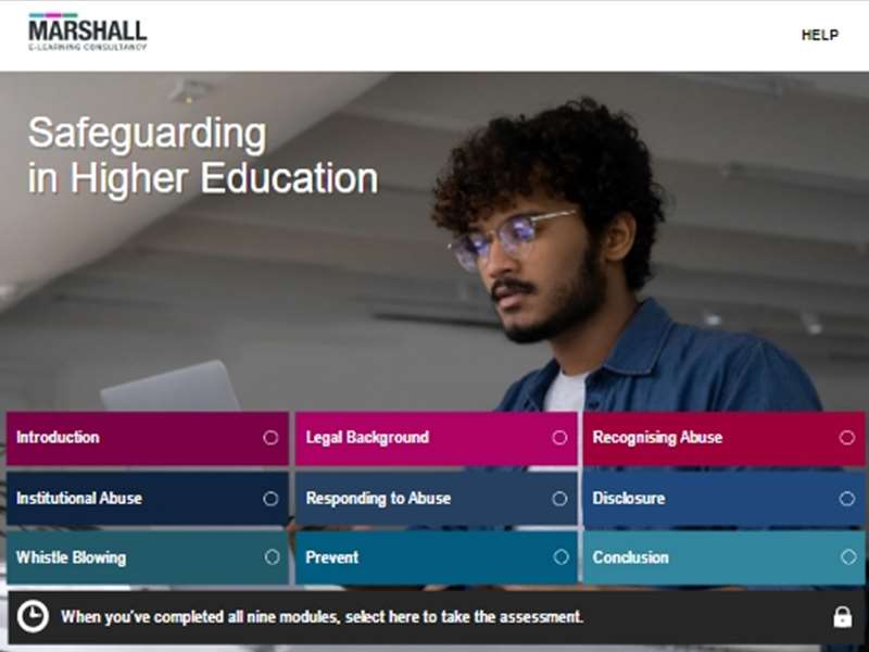 Safeguarding in Higher Education