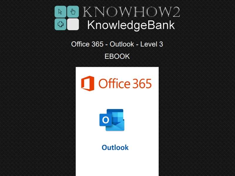 Office 365 - Outlook 2019 - Level 3