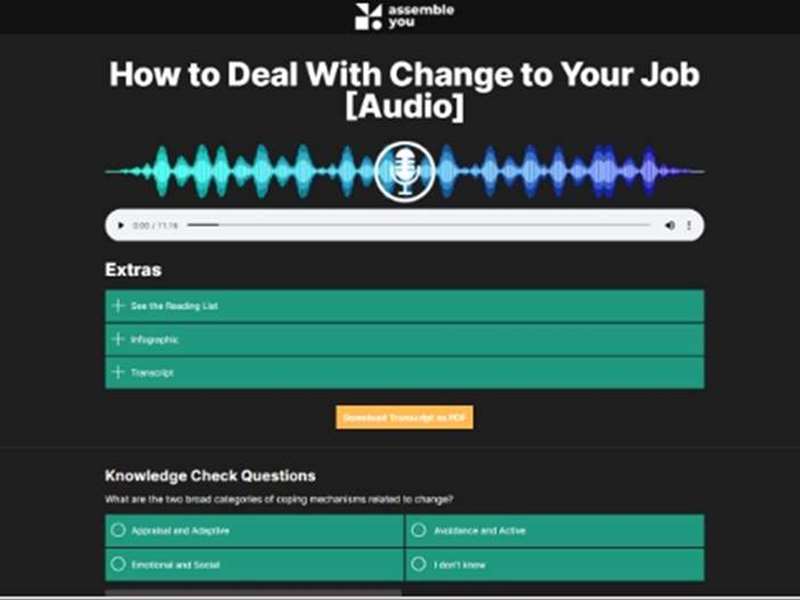 How to Deal With Change to Your Job