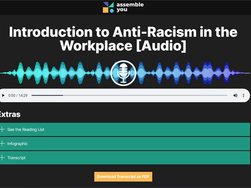 Introduction to Anti-Racism in the Workplace