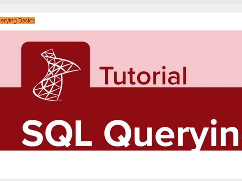 SQL Querying Basics