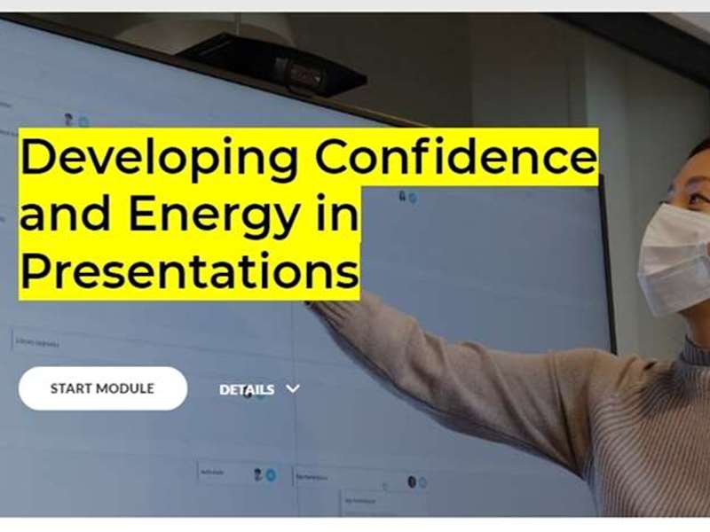 Developing Confidence and Energy in Presentations