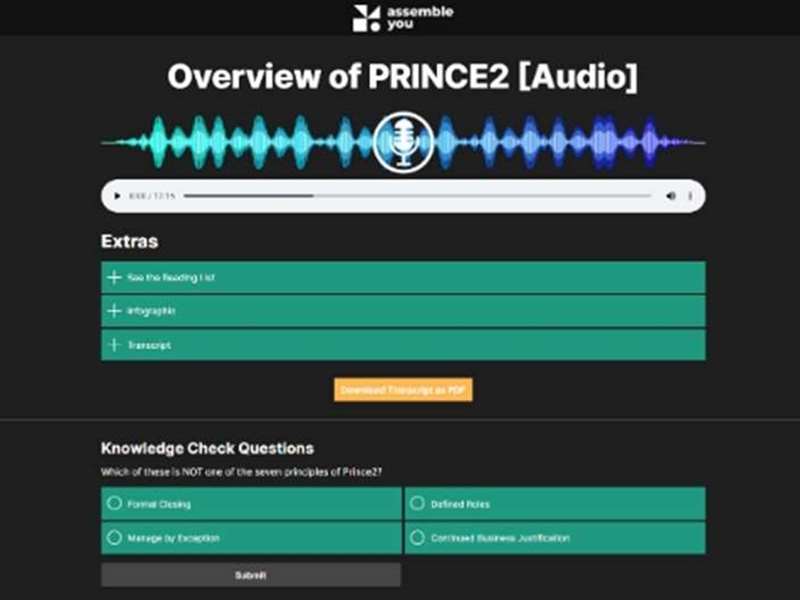 Overview of PRINCE2