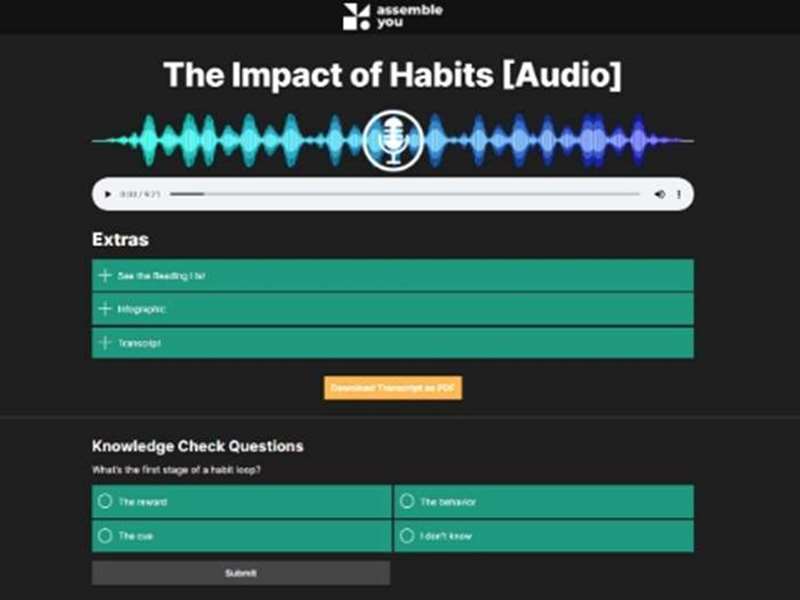 The Impact of Habits