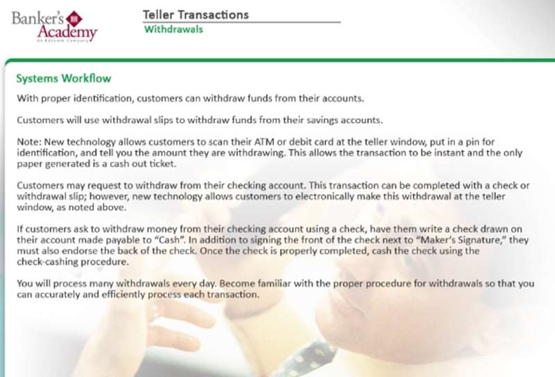 Teller Transactions