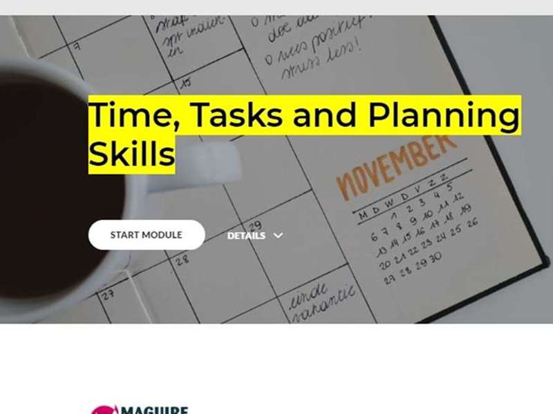 Time, Tasks and Planning Skills
