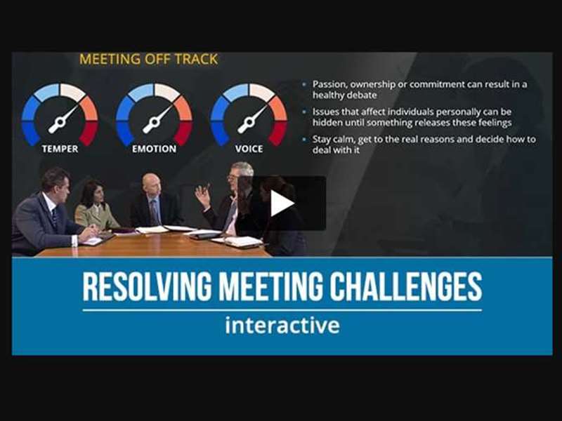 Resolving Meeting Challenges
