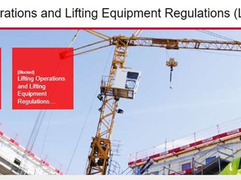 Lifting Operations and Lifting Equipment Regulations (LOLER)