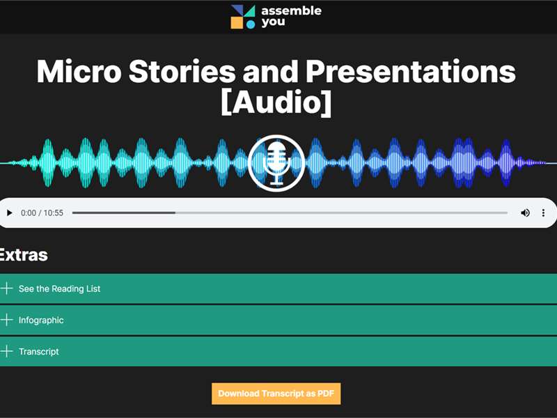 Micro Stories and Presentations