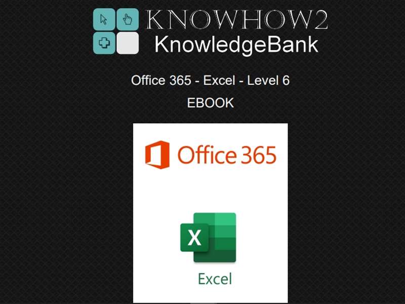 Office 365 - Excel 2019 - Level 6