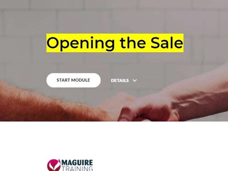 Opening the Sale