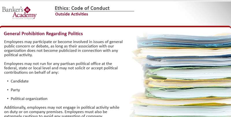 Ethics: Code of Conduct
