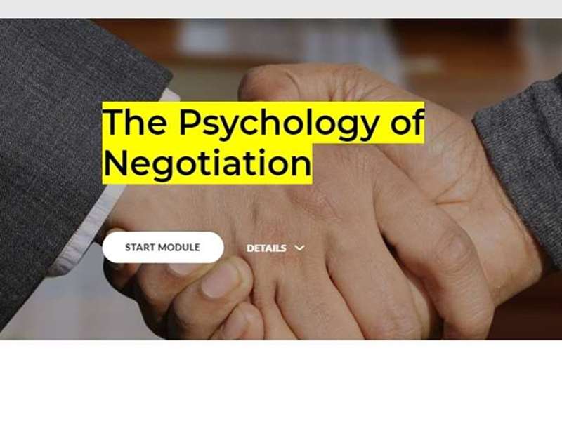 The Psychology of Negotiation