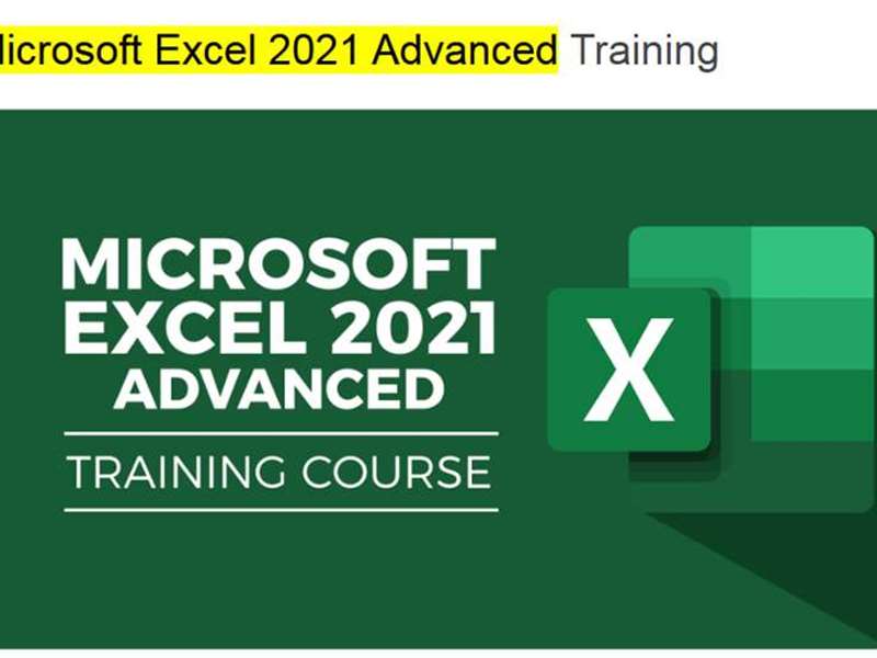 Microsoft Excel 2021 Beginners