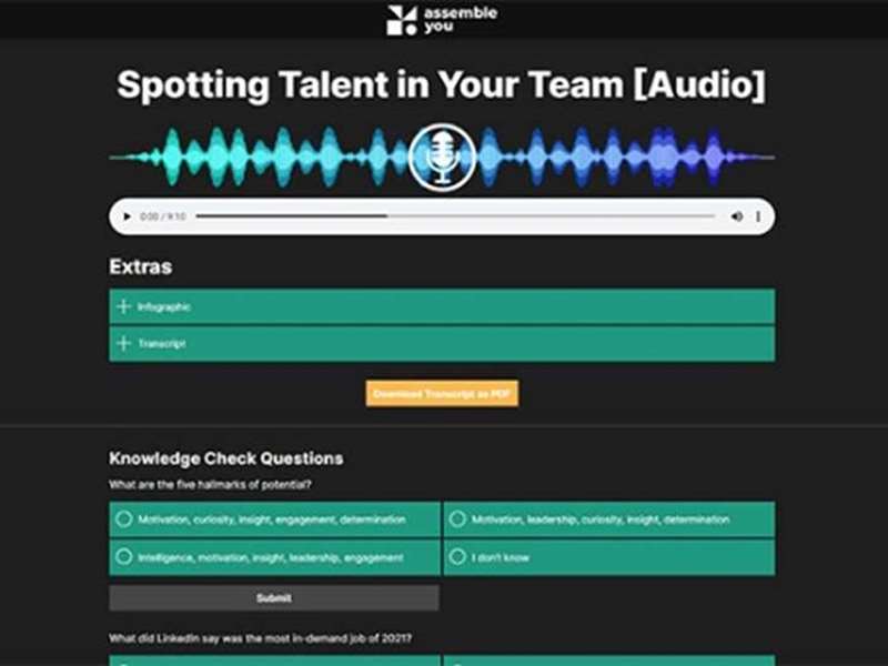 Spotting Talent in Your Team